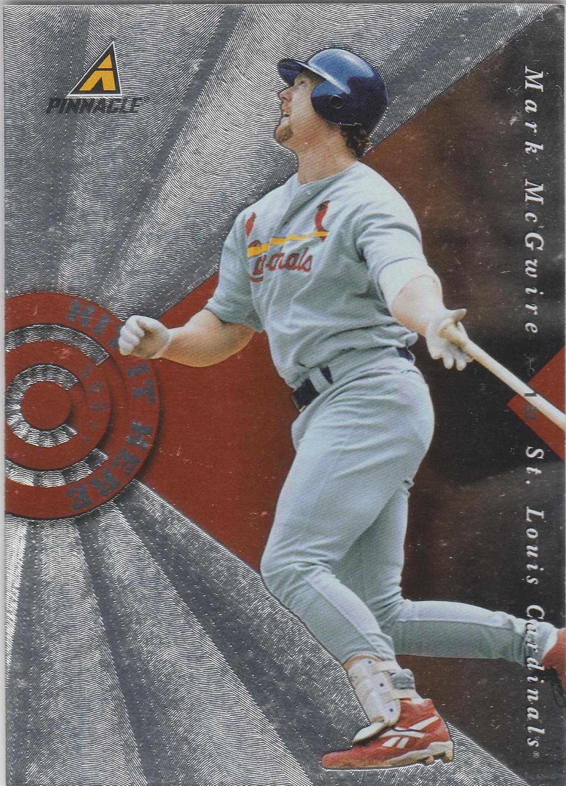 Mark Mcgwire #8 Baseball Cards 1998 Pinnacle Hit It Here
