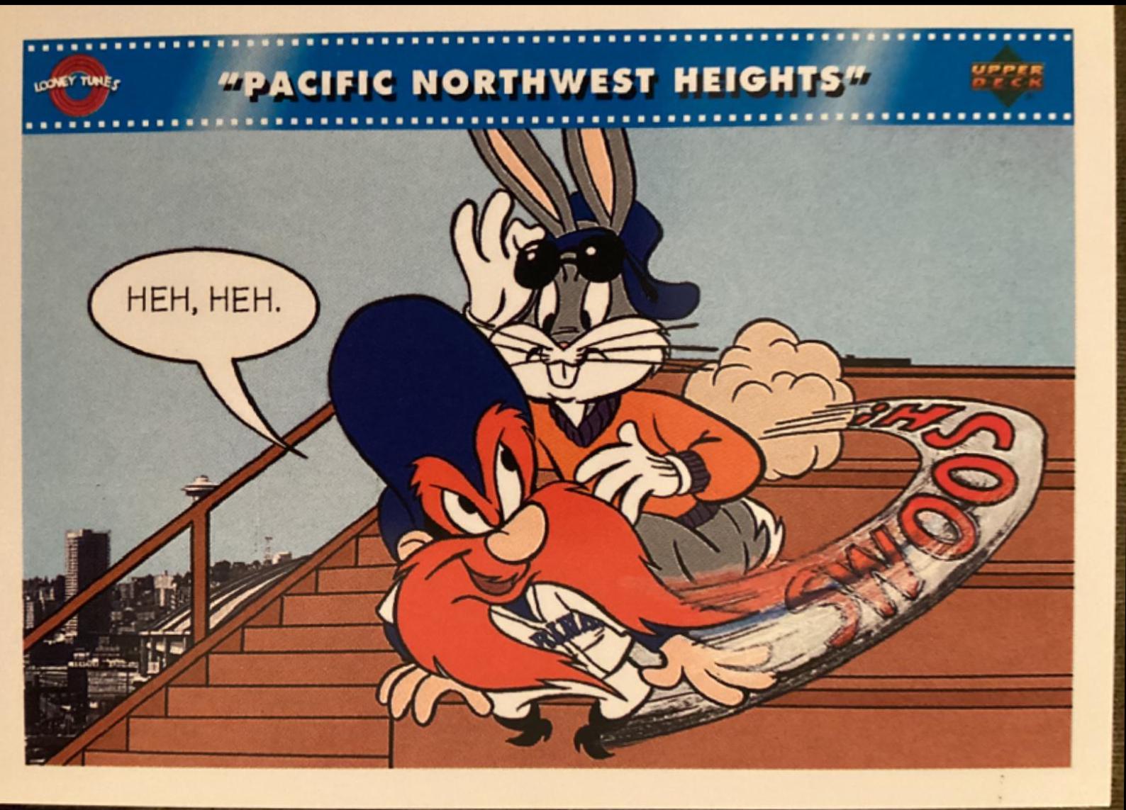 Pacific Northwest Heights #84 Baseball Cards 1992 Upper Deck Comic Ball