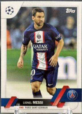 Lionel Messi #1 Soccer Cards 2022 Topps UEFA Club Competitions