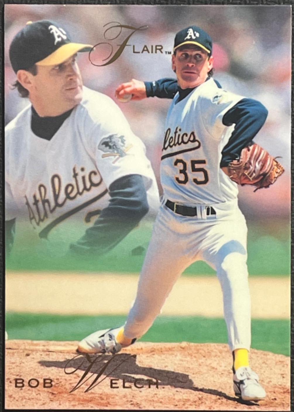 Bob Welch #264 Baseball Cards 1993 Flair