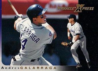 Andres Galarraga #8 Baseball Cards 1997 Pinnacle X Press
