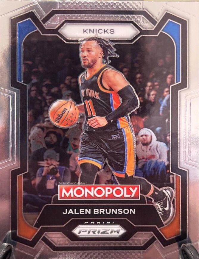 Jalen Brunson #59 Basketball Cards 2023 Panini Prizm Monopoly