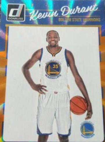 Kevin Durant #137 Basketball Cards 2016 Panini Donruss
