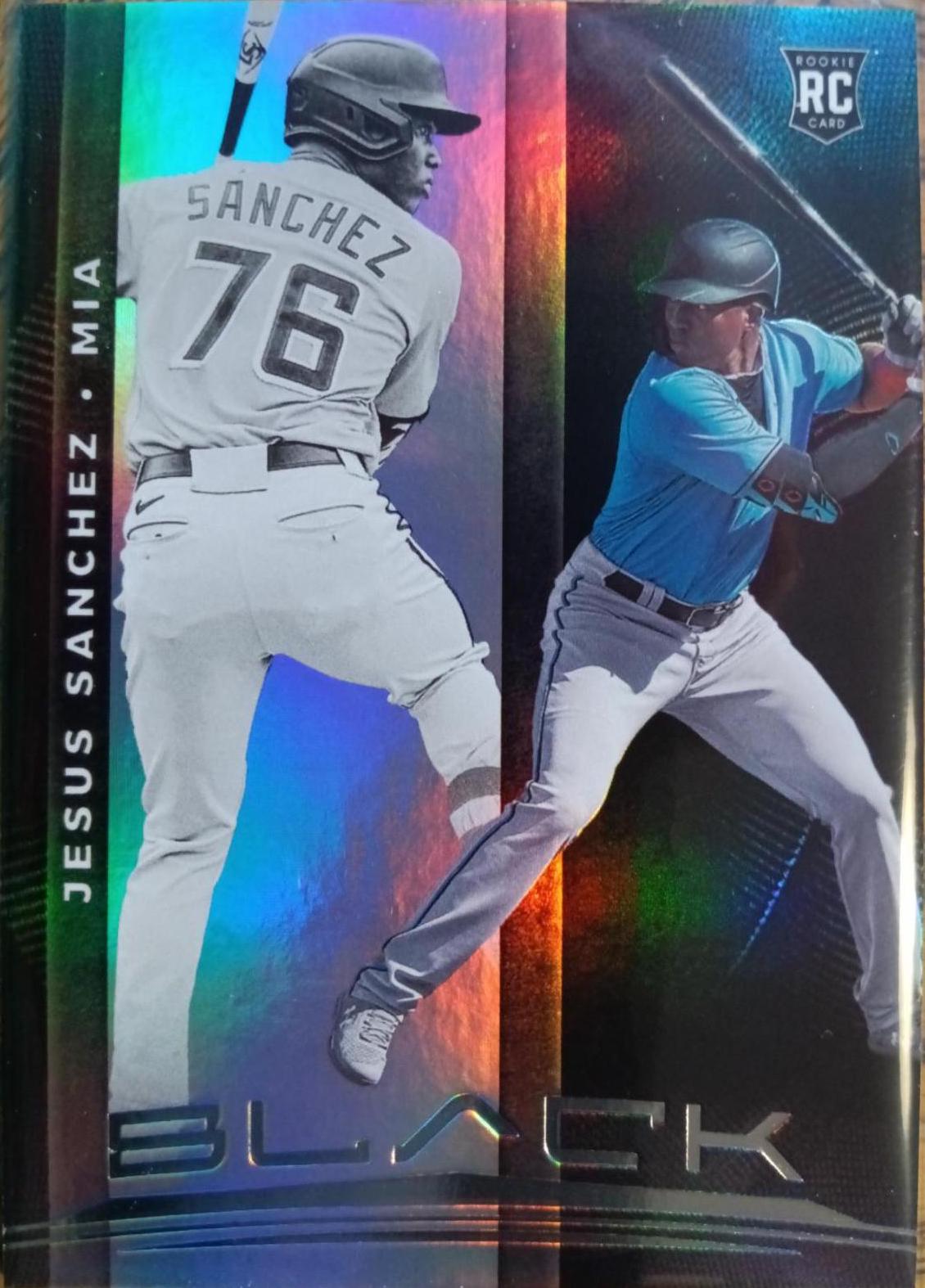 Jesus Sanchez #4 Baseball Cards 2021 Panini Chronicles Black