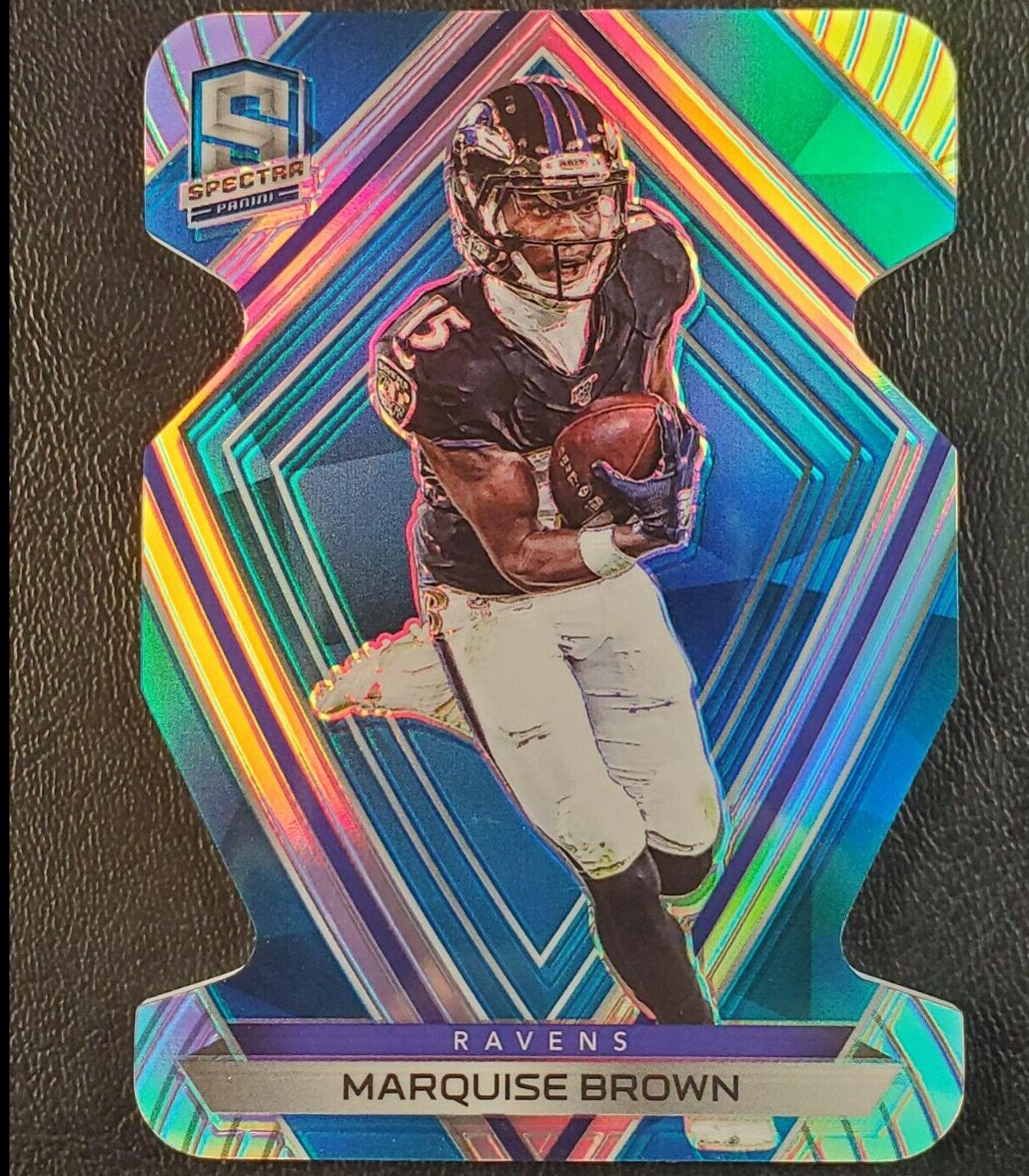 Marquise Brown #4 Football Cards 2020 Panini Spectra