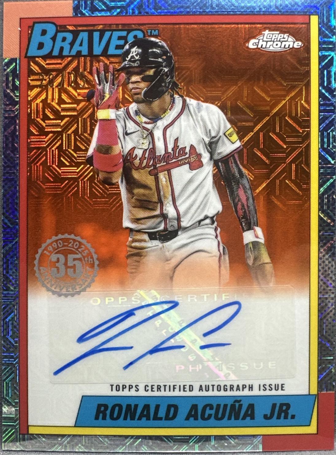 Ronald Acuna Jr. [Orange] #90CA-RAJ