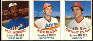 Dwight Evans, Roger Metzger, Willie Montanez