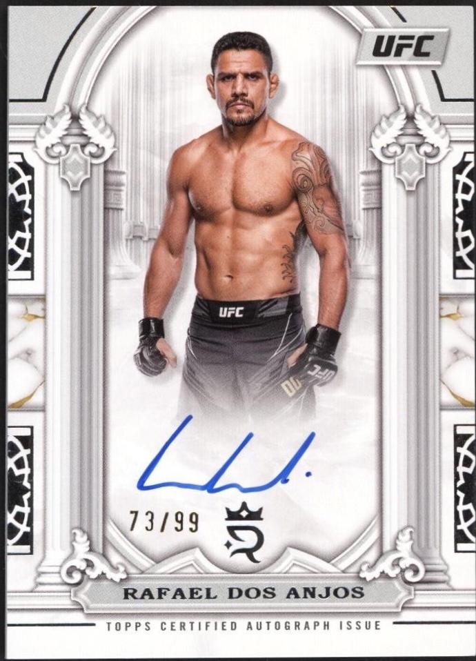 Rafael Dos Anjos #II-RA Ufc Cards 2024 Topps Royalty UFC Imperial Ink