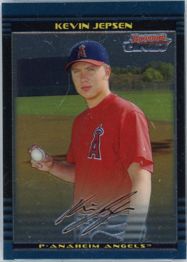 Kevin Jepsen #13 Baseball Cards 2002 Bowman Chrome Draft Picks