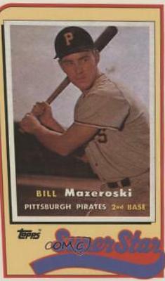Bill Mazeroski #19 Baseball Cards 1989 Topps Ljn Baseball Talk