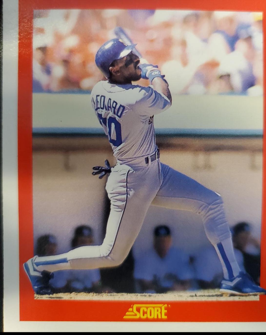 Jeffrey Leonard #91 Baseball Cards 1990 Score Superstars