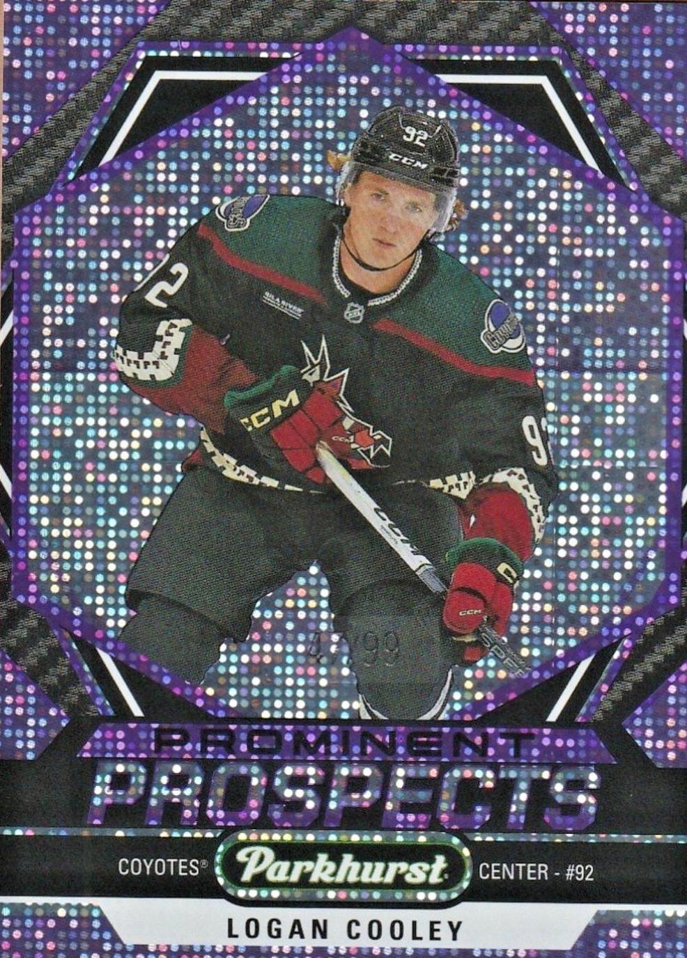 Logan Cooley #PP-CO 2023-24 Parkhurst Hockey Prominent Prospects