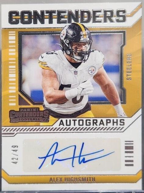 Alex Highsmith #3 Football Cards 2023 Panini Contenders Autograph