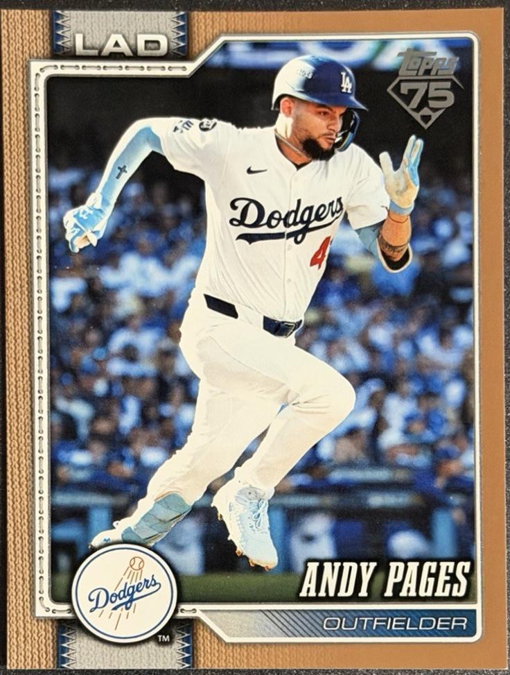 2026 Topps Series 2 Andy Pages [Gold] #414 card