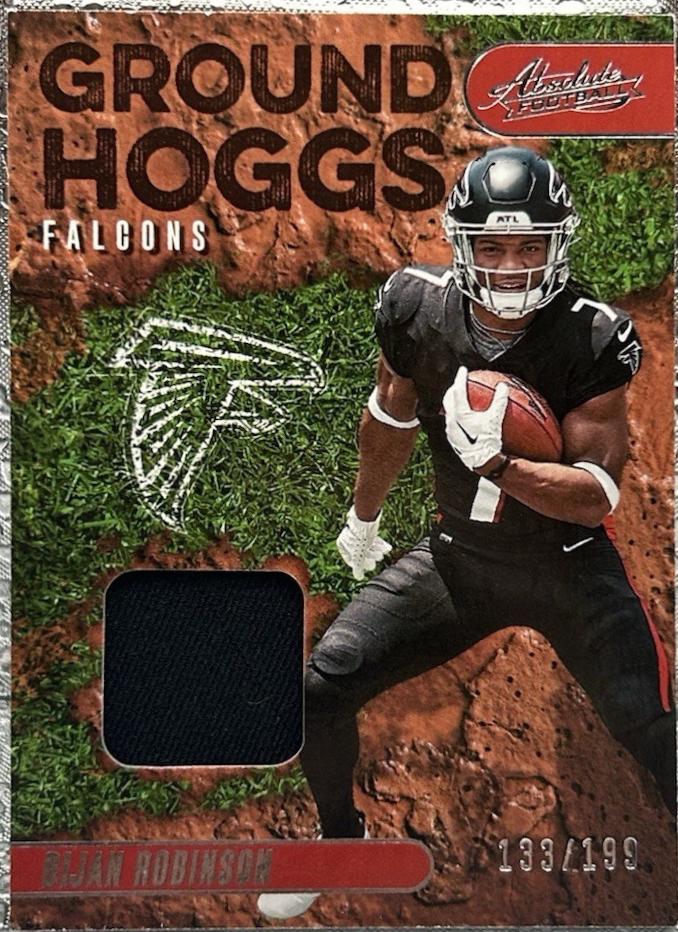 Bijan Robinson #GH-1 2023 Panini Absolute Football Ground Hoggs Materials