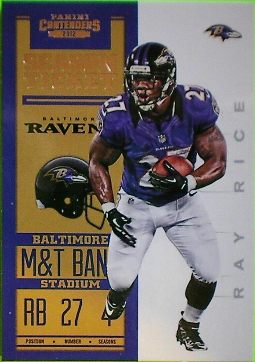 Ray Rice #9 Football Cards 2012 Panini Contenders
