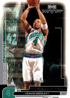 David Wesley #16 Basketball Cards 2002 Upper Deck MVP
