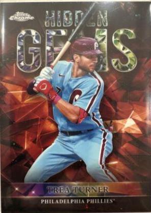 Trea Turner #HG-47 Baseball Cards 2023 Topps Heritage Hidden Gems