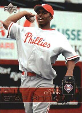 Michael Bourn #48 Baseball Cards 2003 Upper Deck Prospect Premieres