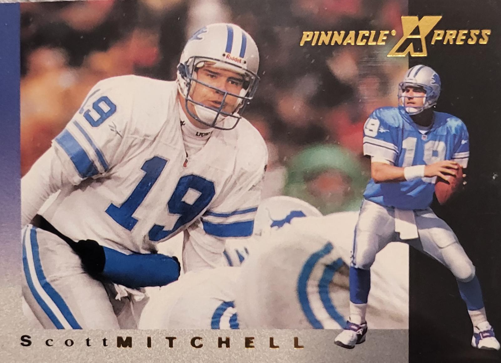 Scott Mitchell #50 Football Cards 1997 Pinnacle X Press