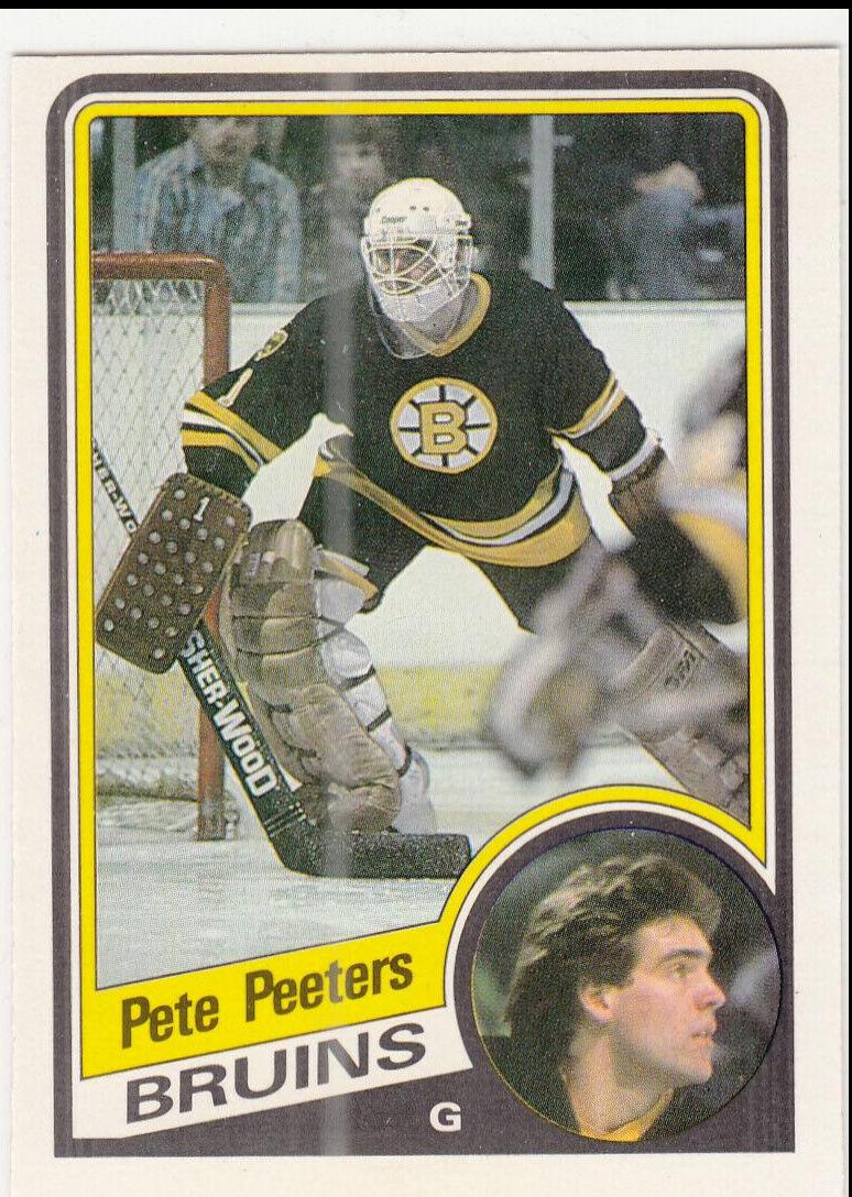 Pete Peeters #15 Hockey Cards 1984 O-Pee-Chee