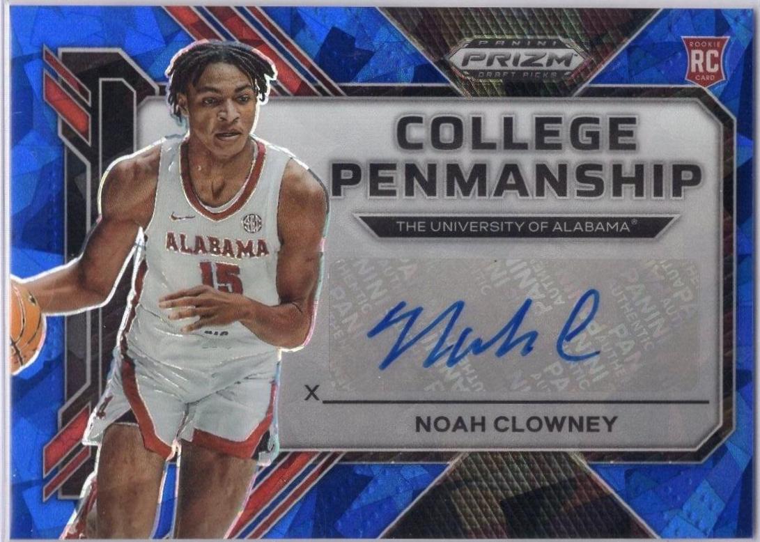 Noah Clowney #CP-NCW Basketball Cards 2023 Panini Prizm Draft Picks College Penmanship Autographs