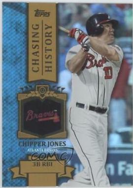 Chipper Jones #CH-26 Baseball Cards 2013 Topps Chasing History