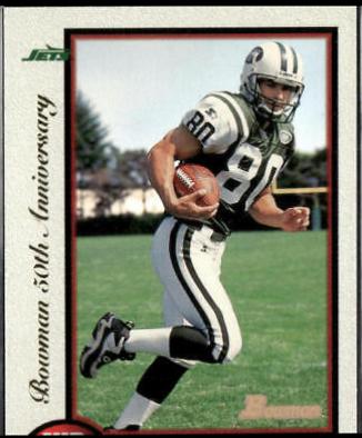 Wayne Chrebet #42 Football Cards 1998 Bowman