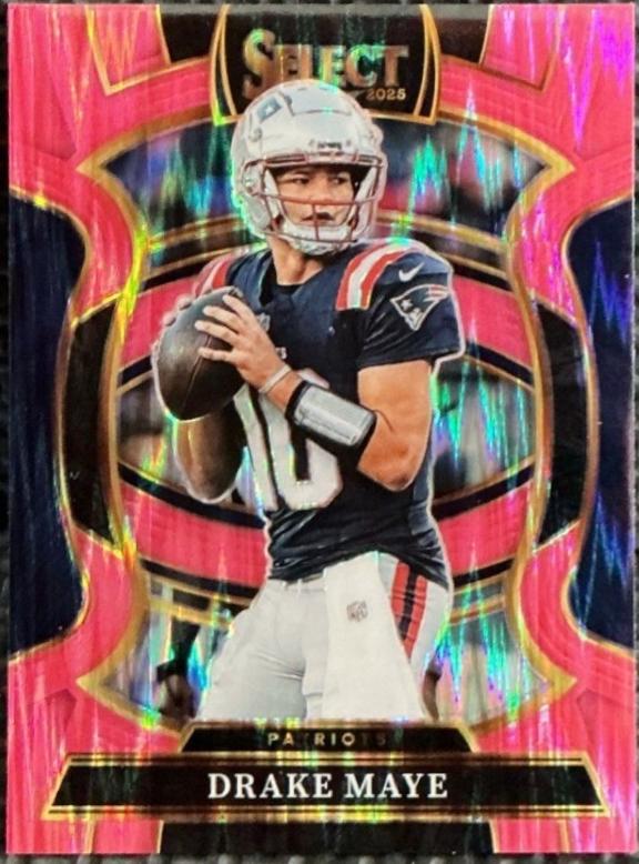 Drake Maye [Pink Prizm] #80 Prices | 2025 Panini Select | Football
