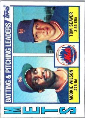 Mets Batting & Pitching Leaders #246 Baseball Cards 1984 Topps Nestle