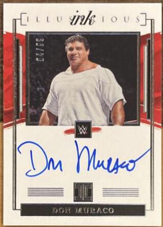 Don Muraco #IL-DMR Wrestling Cards 2022 Panini Impeccable WWE Illustrious Ink Autographs
