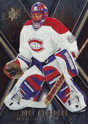Jose Theodore #44 Hockey Cards 2005 SPx