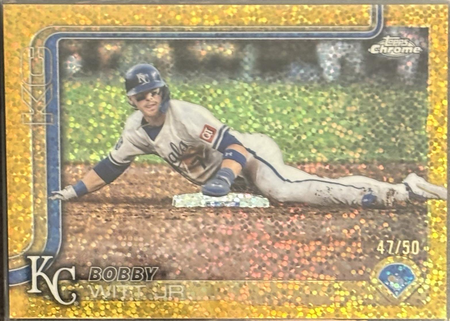 Bobby Witt Jr. [Gold Speckle Image Variation] #93