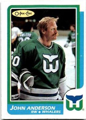 John Anderson #13 Hockey Cards 1986 O-Pee-Chee