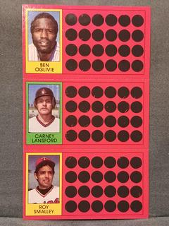 Ben Oglivie, Carney Lansford, Roy Smalley #7, 25, 43