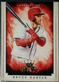 Bryce Harper #20 Baseball Cards 2015 Panini Diamond Kings