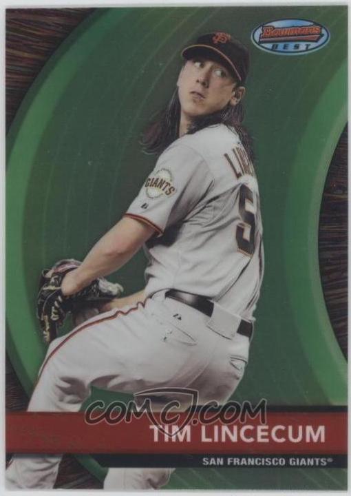 Tim Lincecum #BB-18 Baseball Cards 2012 Bowman's Best