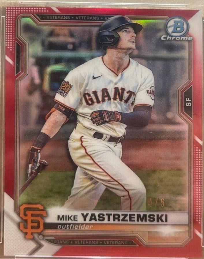 Mike Yastrzemski [Red Refractor] #79