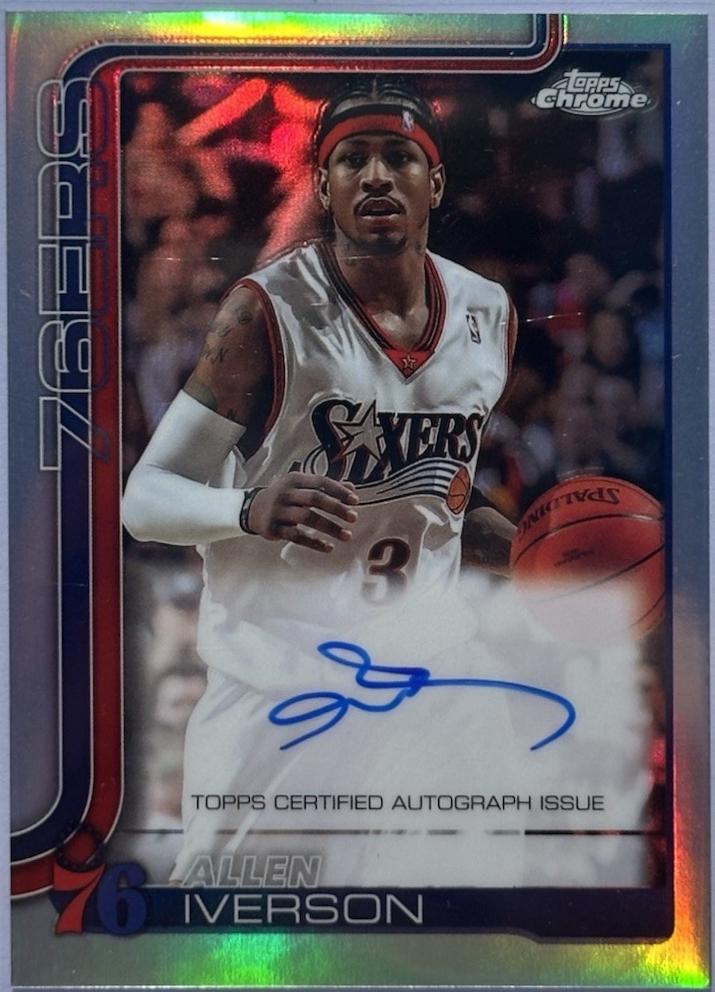 Allen Iverson [Refractor] #TCA-AI Prices | 2025 Topps Chrome