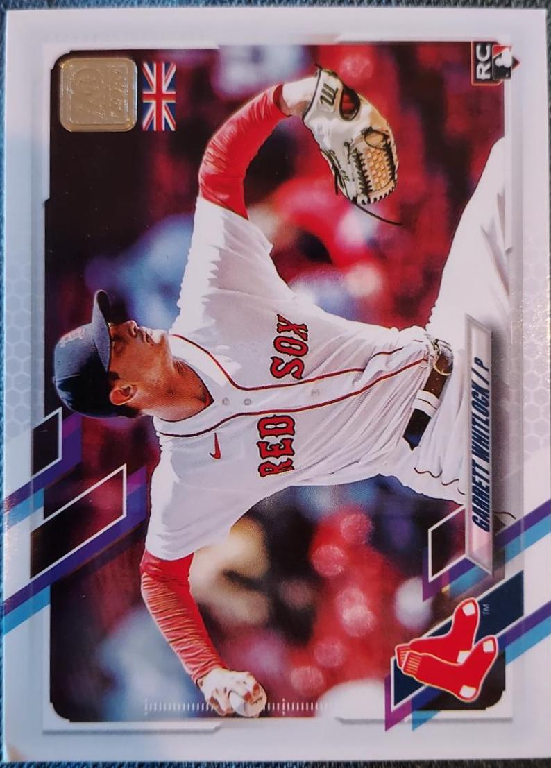 Garrett Whitlock #49 Baseball Cards 2021 Topps UK Edition