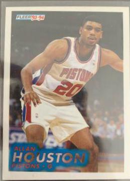 Allan Houston #282 Basketball Cards 1993 Fleer