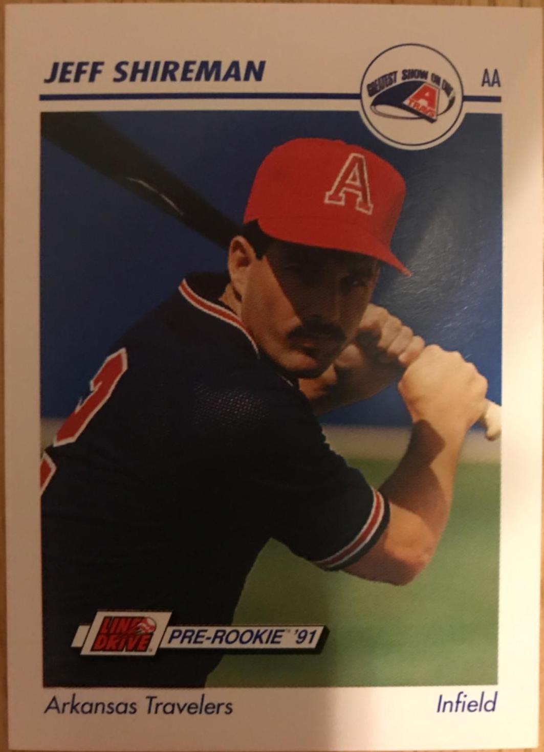 Jeff Shireman #45 Baseball Cards 1991 Impel Line Drive Pre Rookie AA