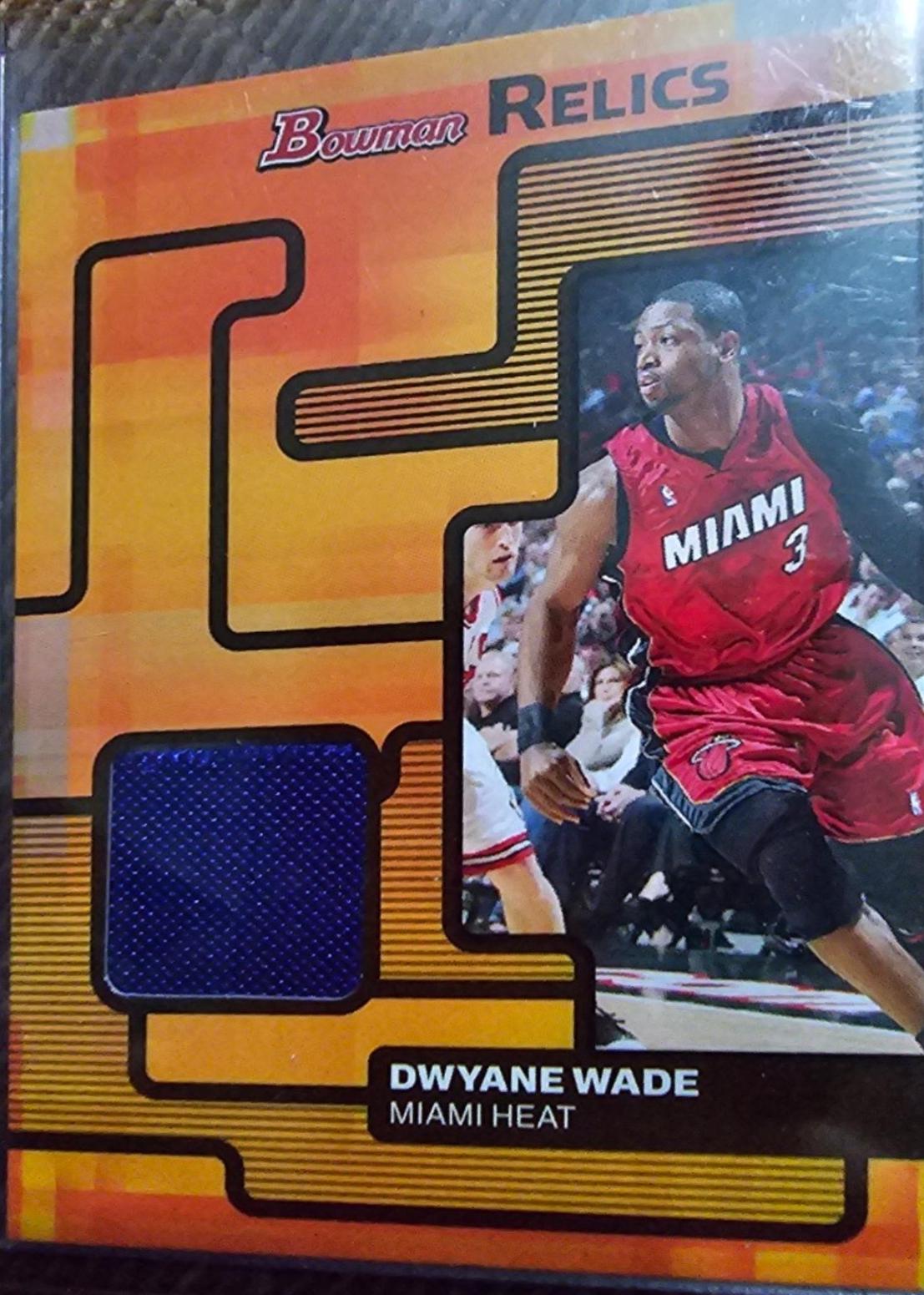 Dwayne Wade #BR-DW 2006 Bowman Relics Basketball