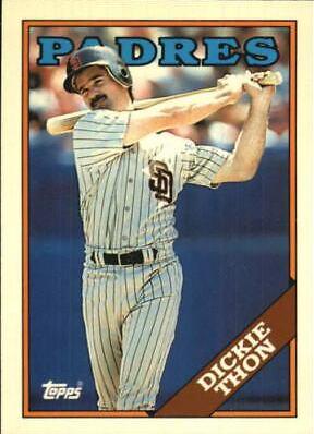 Dickie Thon #121T Baseball Cards 1988 Topps Traded Tiffany