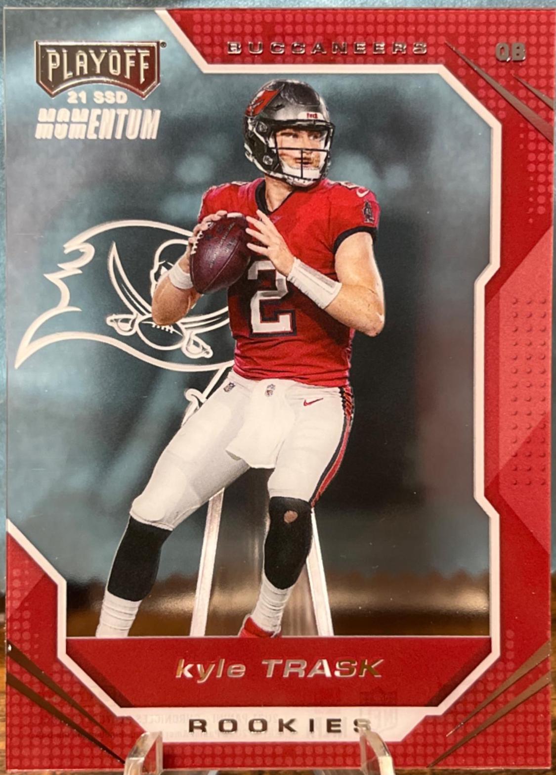 Kyle Trask #PMR-20 Football Cards 2021 Panini Chronicles Playoff Momentum Rookies