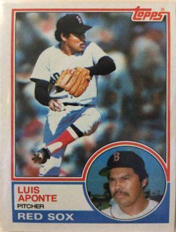 1983 Topps Luis Aponte #577 card