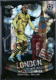 Donyell Malen #LC-3 Soccer Cards 2023 Topps Chrome UEFA Club London Calling