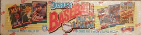 Complete Set Baseball Cards 1991 Donruss