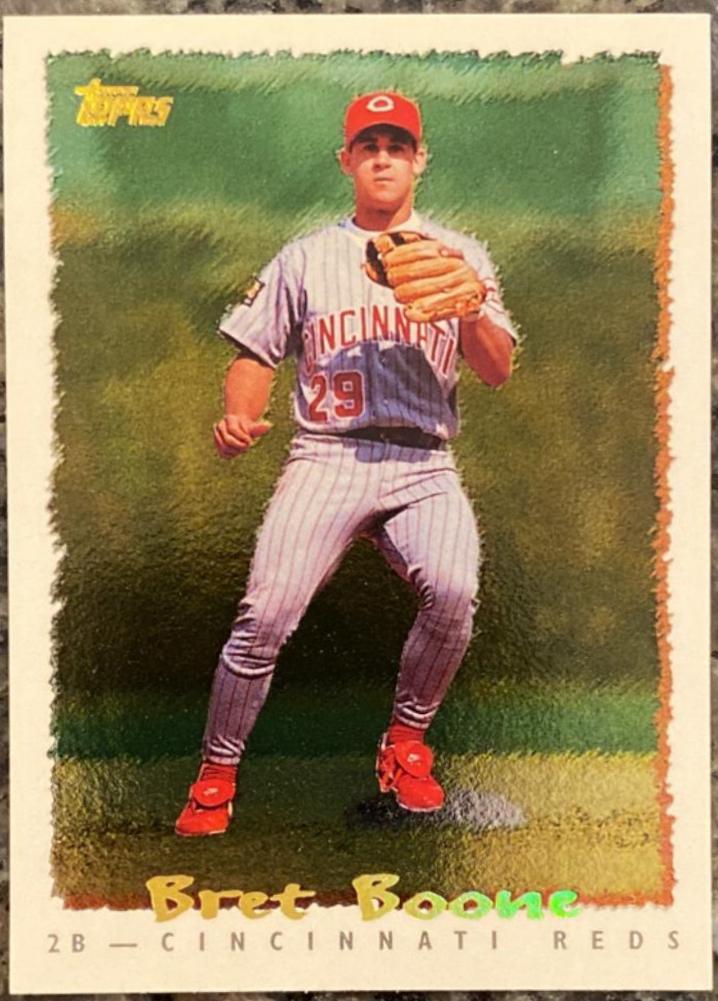 Bret Boone #73 Baseball Cards 1995 Topps Cyberstats