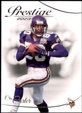 Cris Carter #187 Football Cards 2023 Panini Prestige